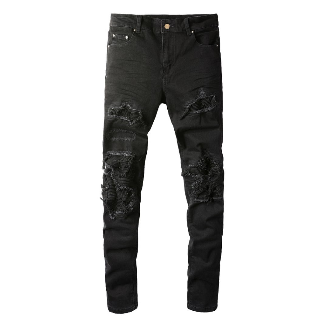 Jeans Con Patch Logo