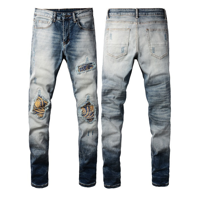Colorway Patch Washed Jeans