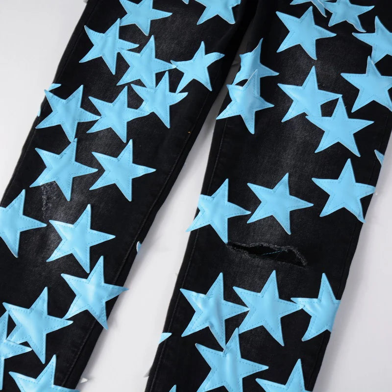 Multicolor Stars Jeans
