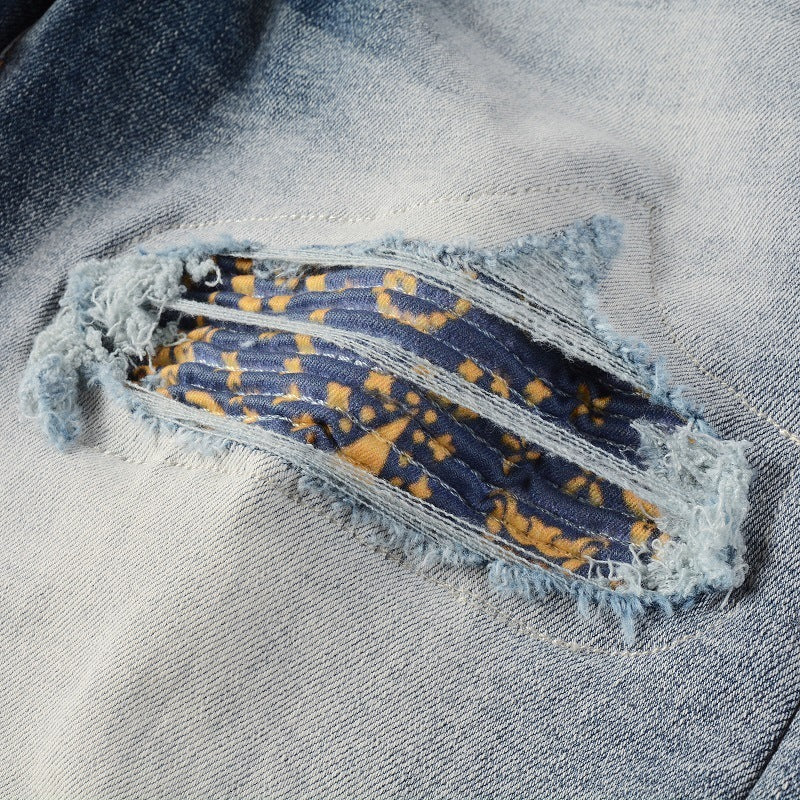 Colorway Patch Washed Jeans