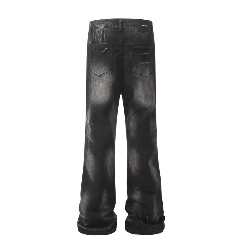 Retro Black Loose Jeans