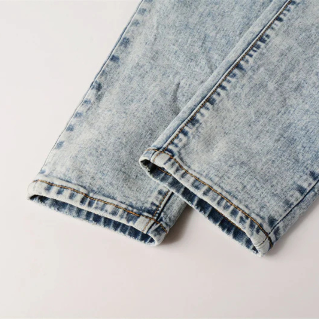Washed Light Blue Jeans