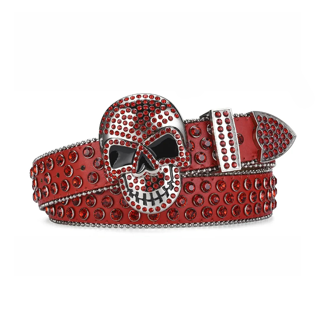 Skull Diamonds Belt