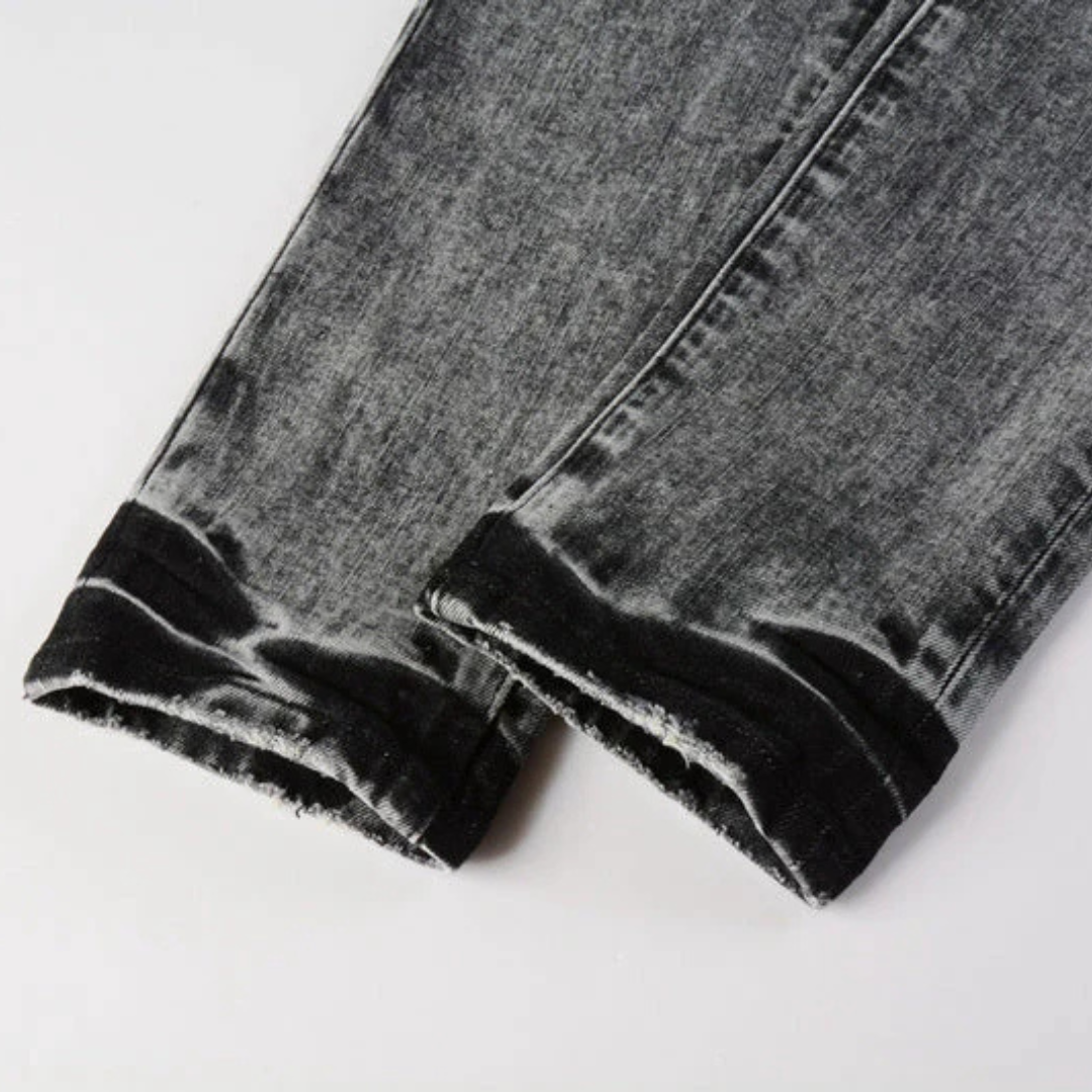 Basic Washed Grey Jeans