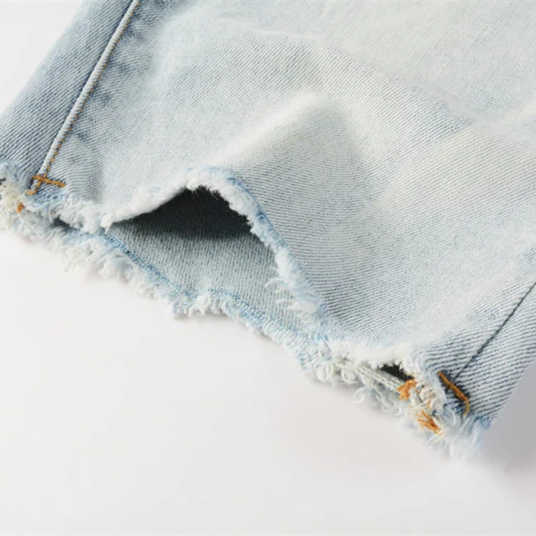 Light Blue Short Jeans