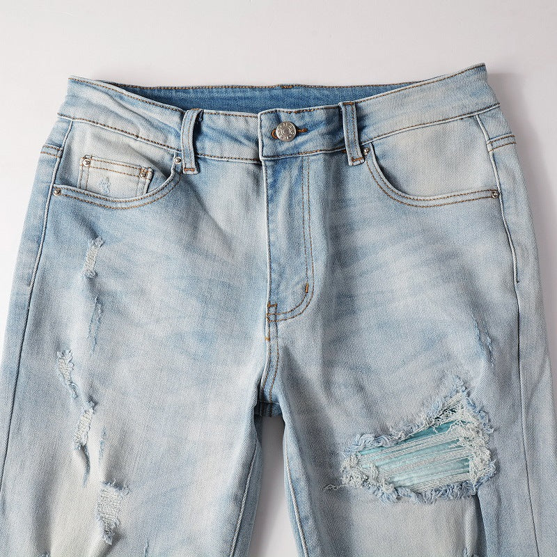 Light Blue Patch Jeans