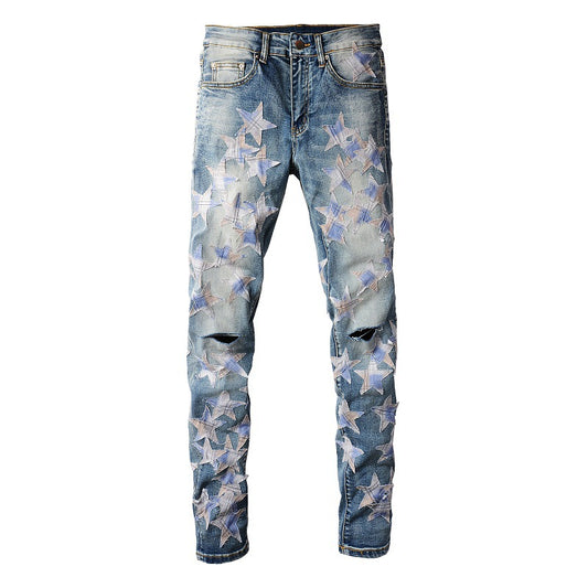 Light Purple Stars Jeans