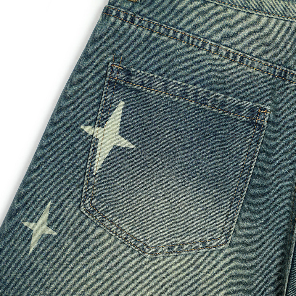 Y2K Stars Short Jeans