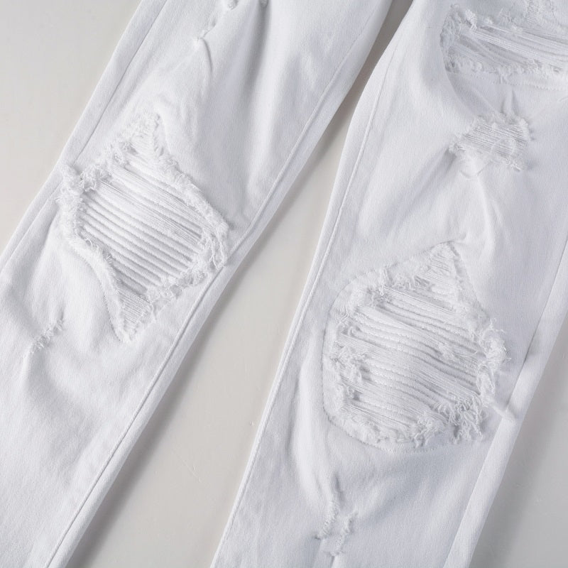 White Patch White Jeans