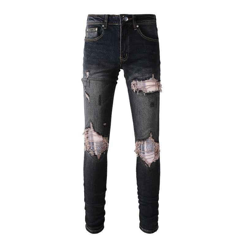 Patch Retro Black Jeans