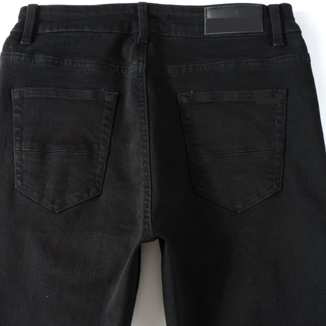 Black Patch Jeans – Jeanfluence