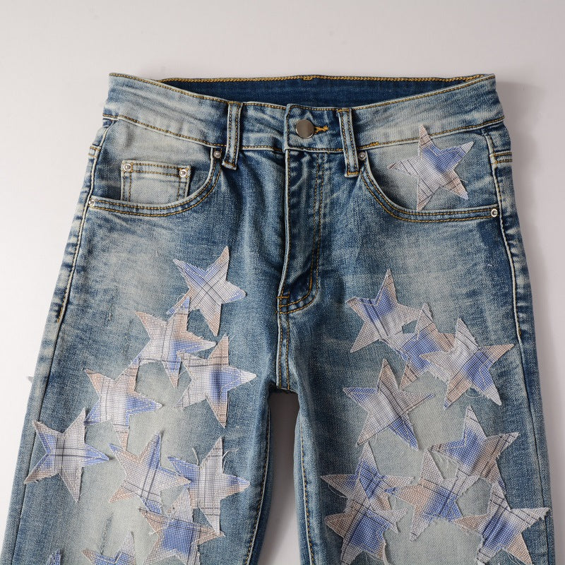 Light Purple Stars Jeans