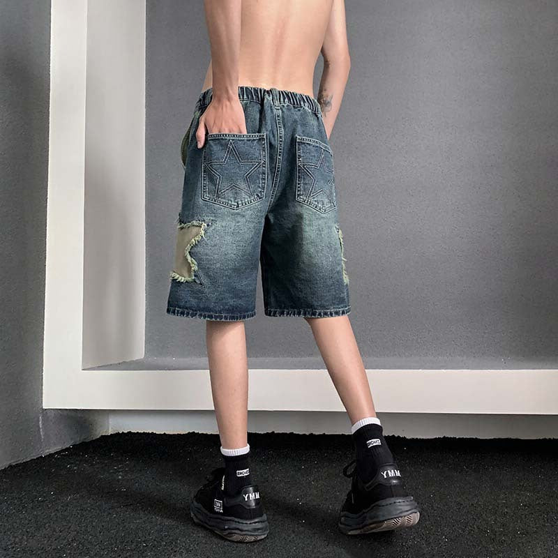 Y2K Star Short Jeans