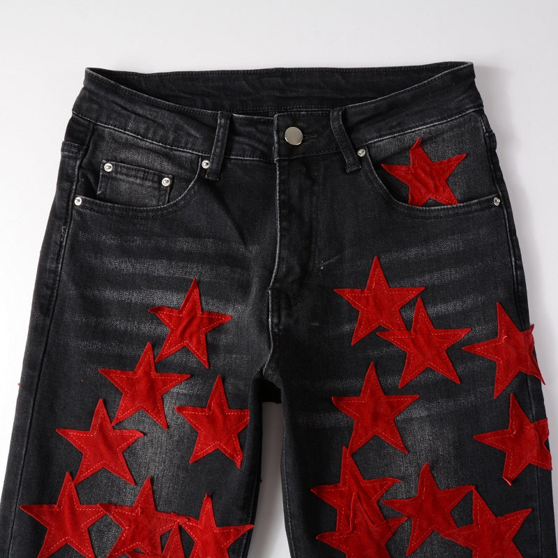 Red Stars Jeans