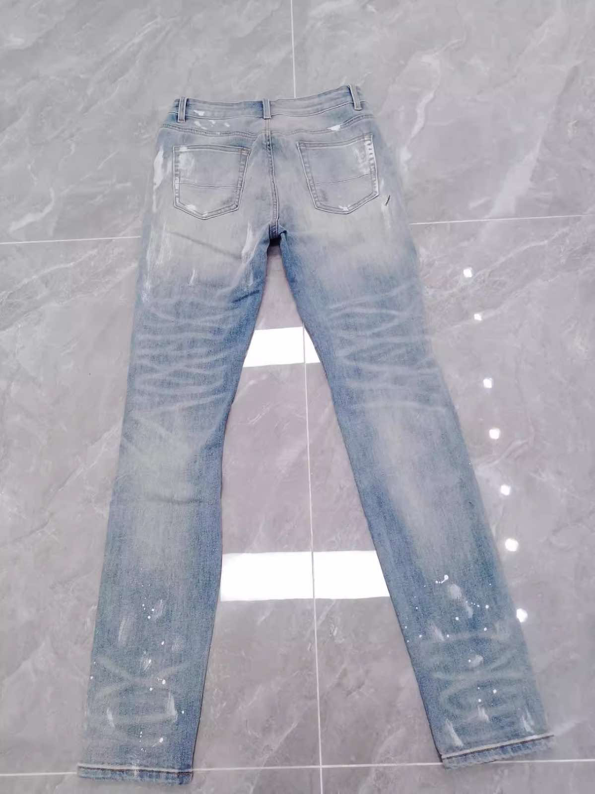 Holes Ripped Painted Jeans