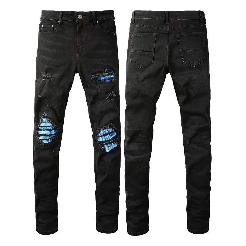 Black hot sale jeans patch