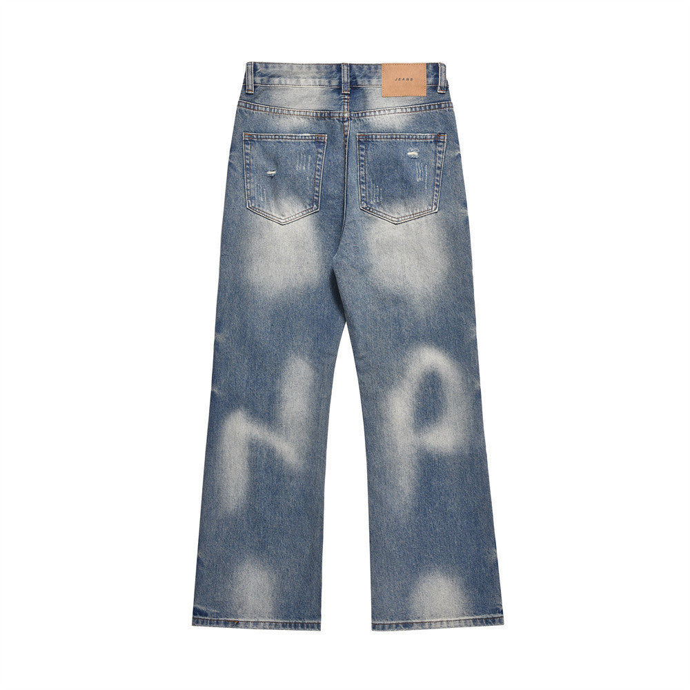 Washed Baggy Jeans