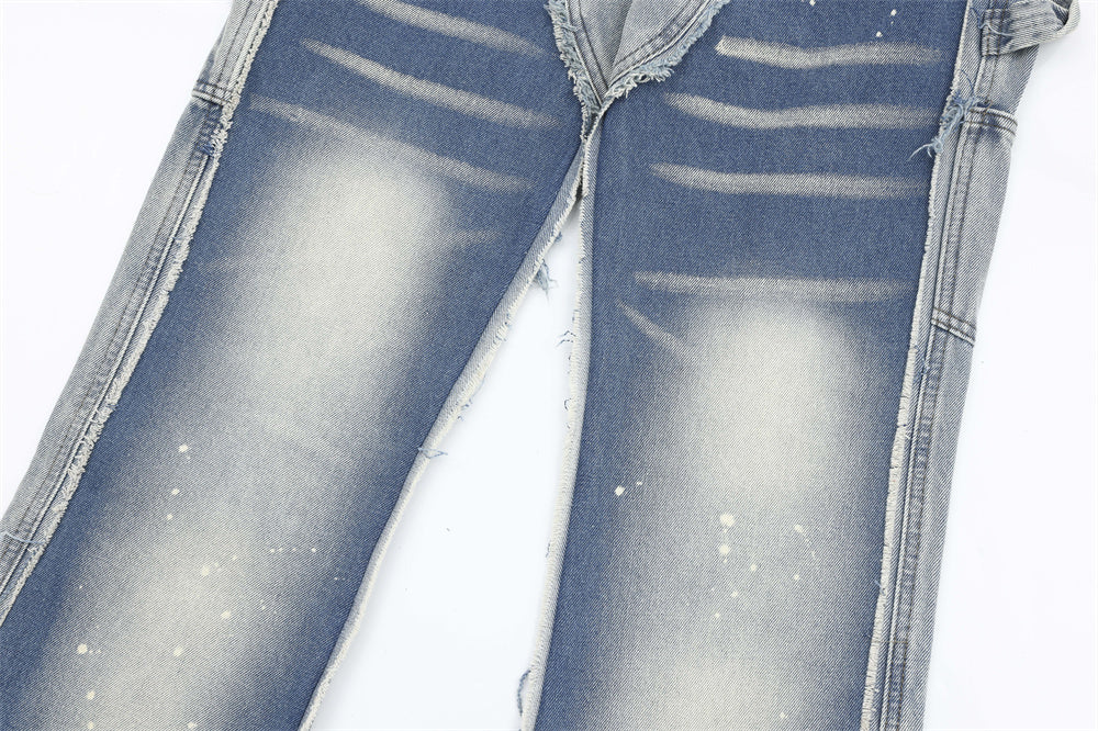 Patchwork Flared Jeans