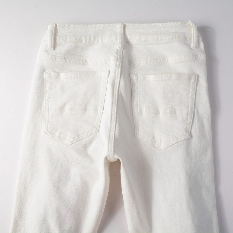 Bandana White Jeans