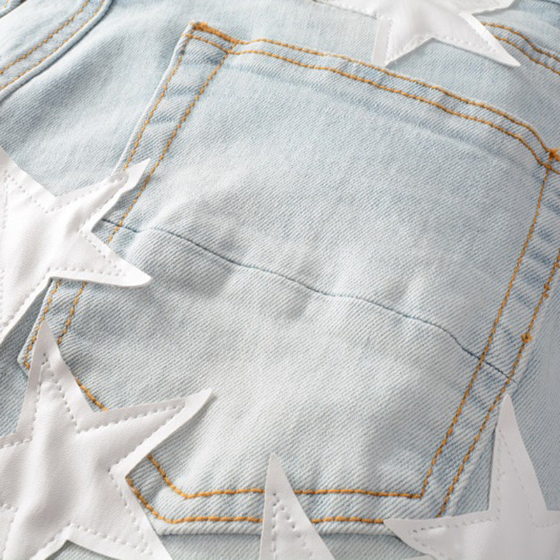 White Stars Jeans