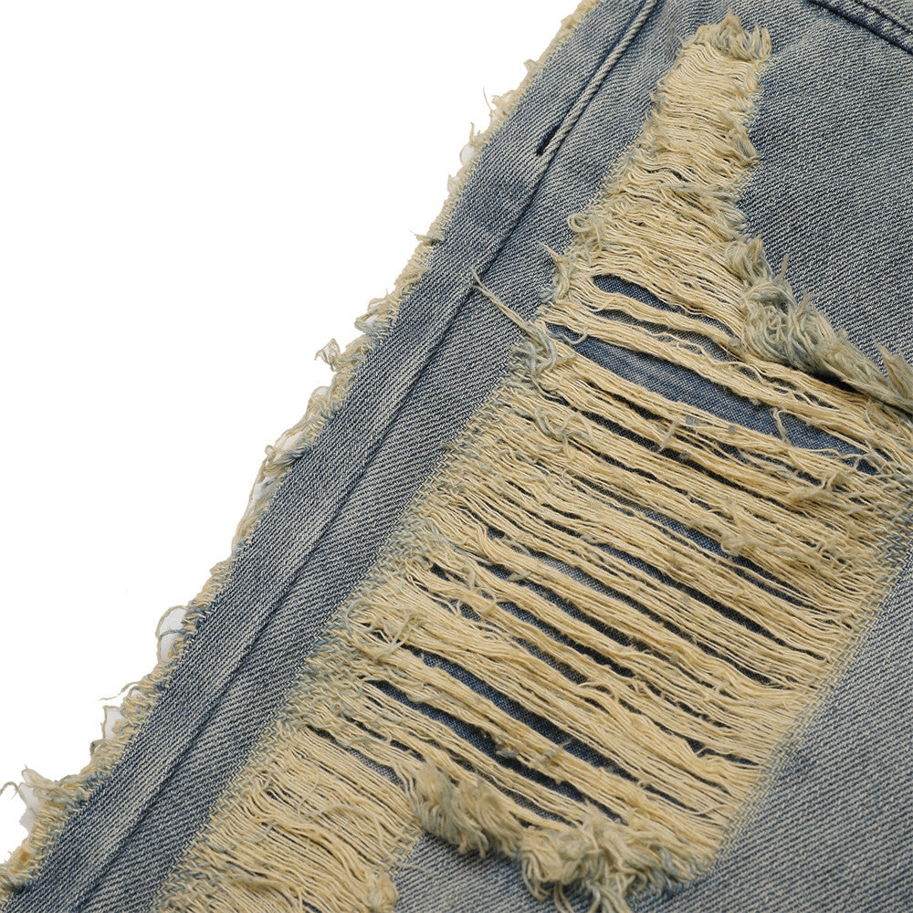 Distressed Flared Jeans