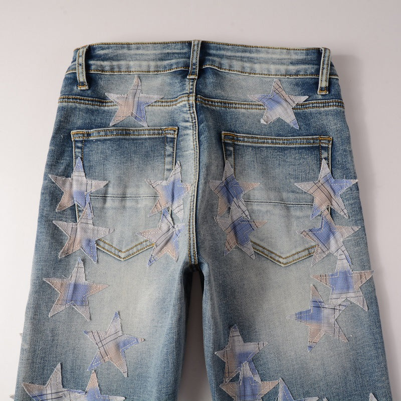 Light Purple Stars Jeans