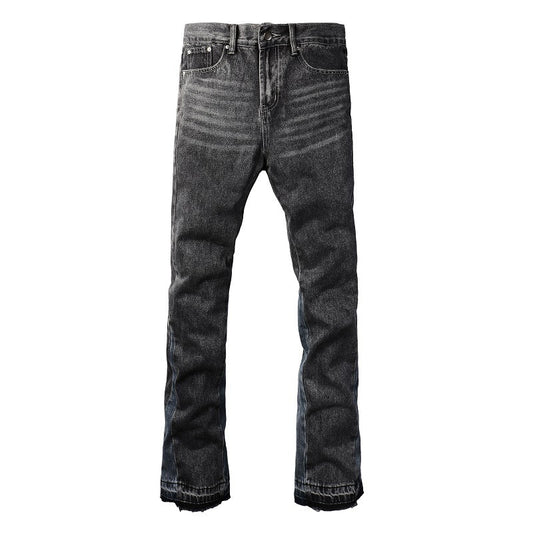 Retro Black Flared Jeans