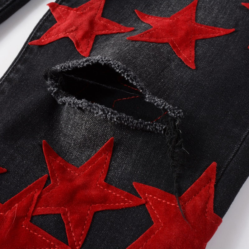 Red Stars Jeans