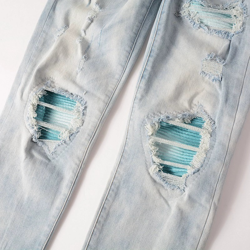 Light Blue Patch Jeans