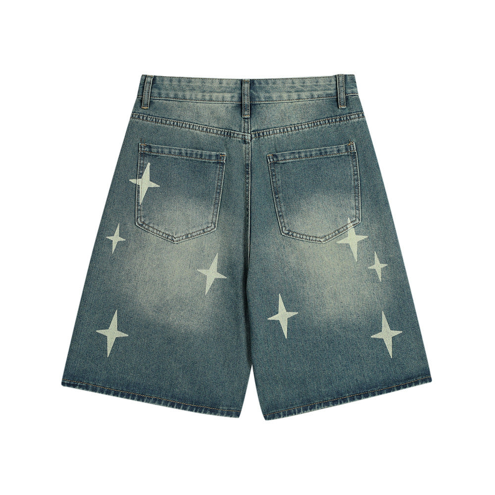 Y2K Stars Short Jeans