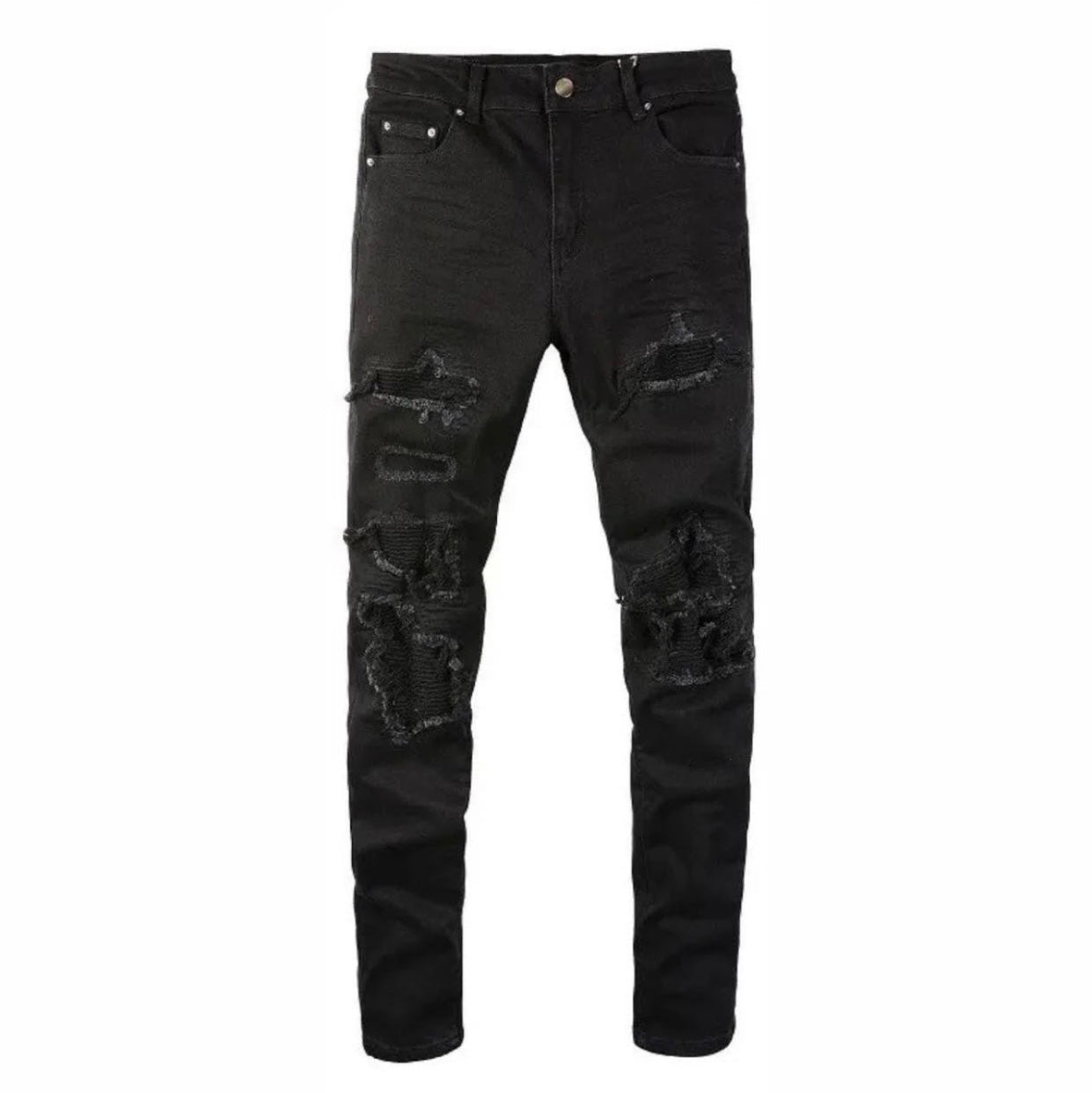 Black Patch Jeans – Jeanfluence