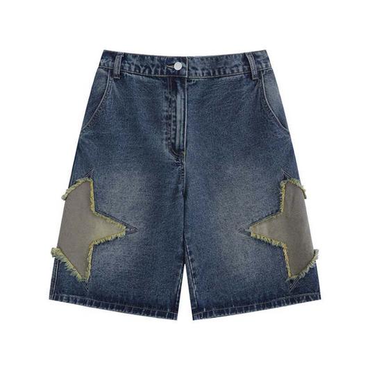 Y2K Star Short Jeans