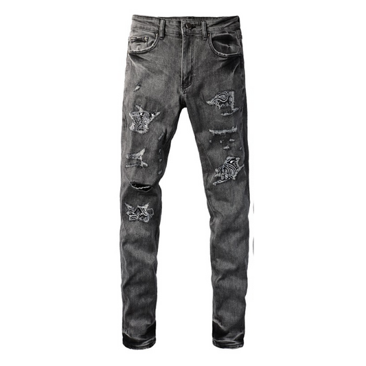 Bandana Dark Grey Jeans