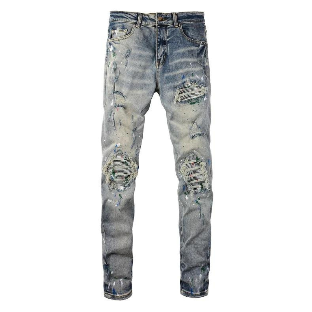 Painted Patch Jeans