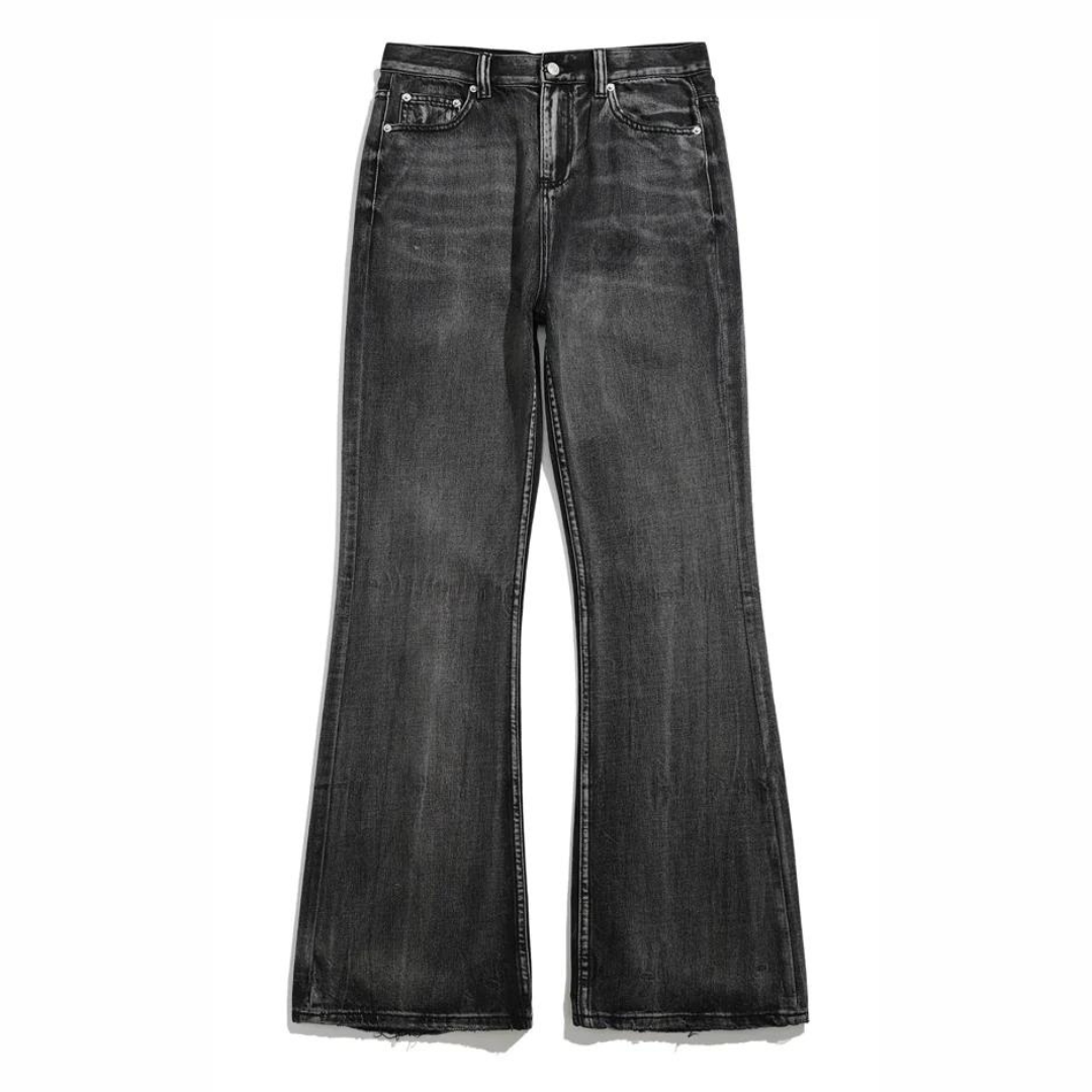 Classic Black Flared Jeans