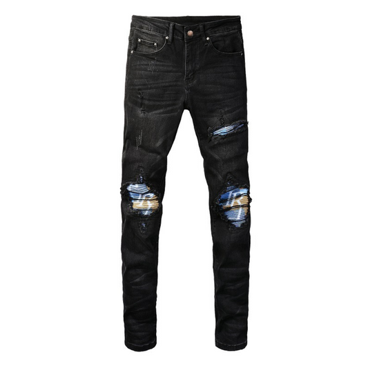 Colorway Patch Black Jeans