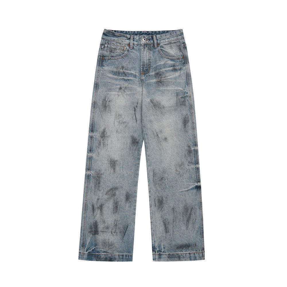 Stained Baggy Jeans