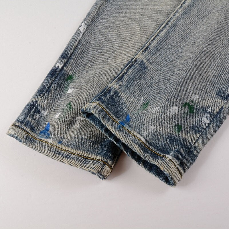 Painted Patch Jeans