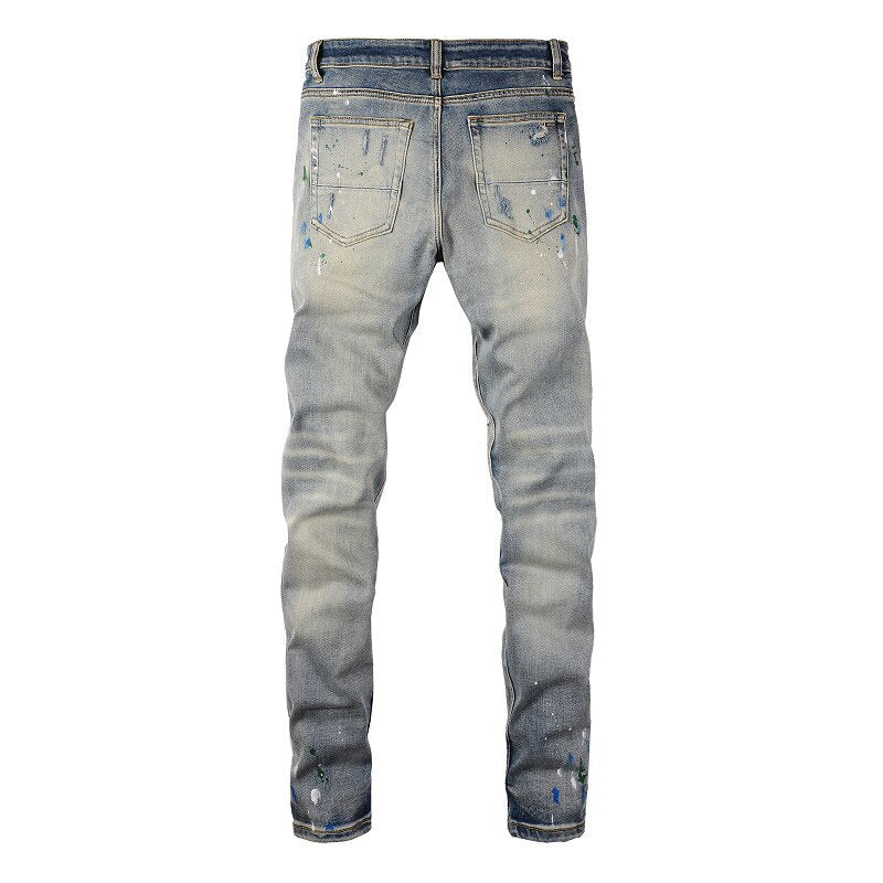 Painted Patch Jeans