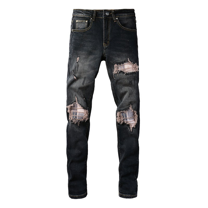 Patch Retro Black Jeans