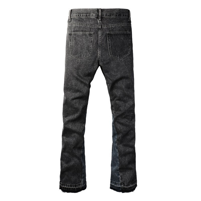 Retro Black Flared Jeans