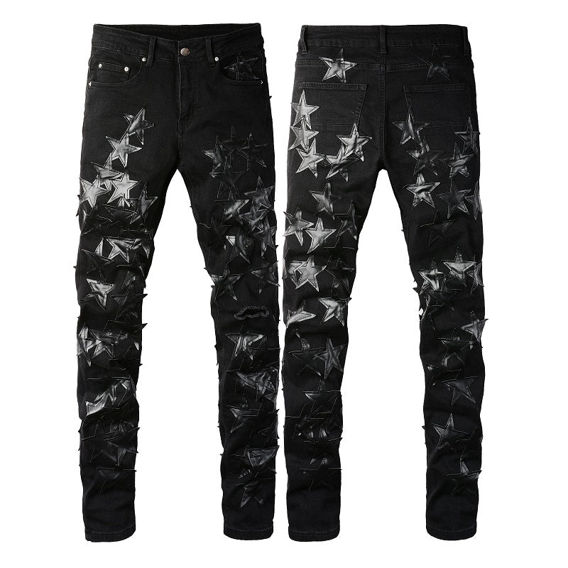 Stars All Black Jeans