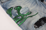 Green Snake Jeans