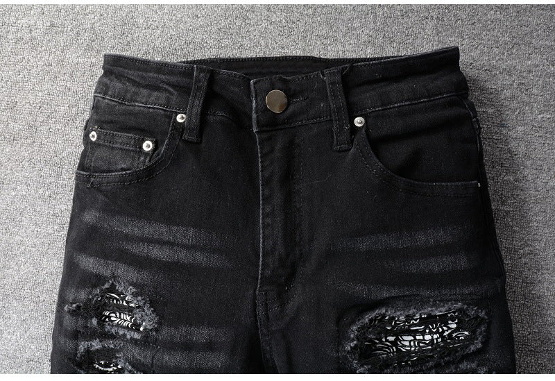 Bandana Black Jeans