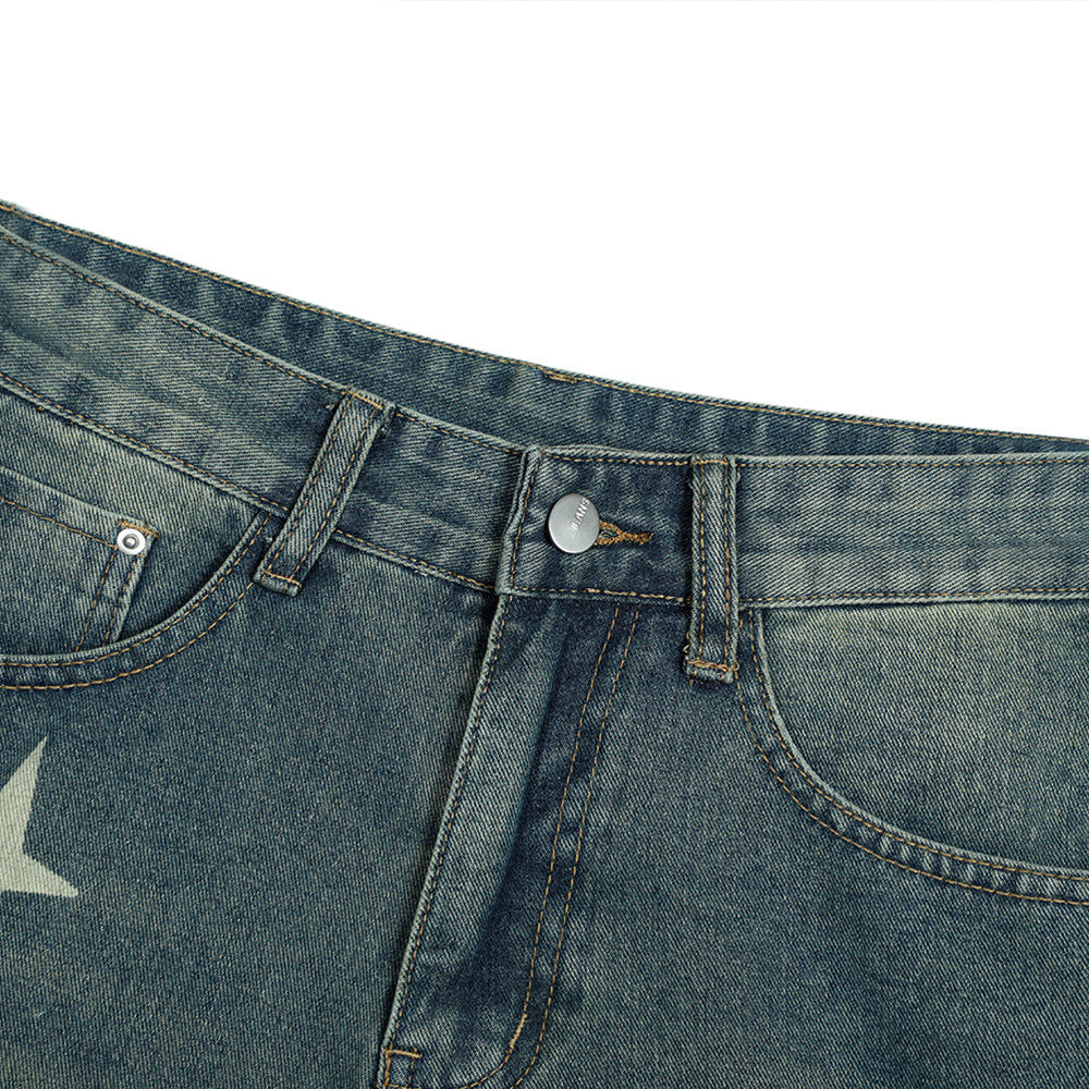 Y2K Stars Short Jeans