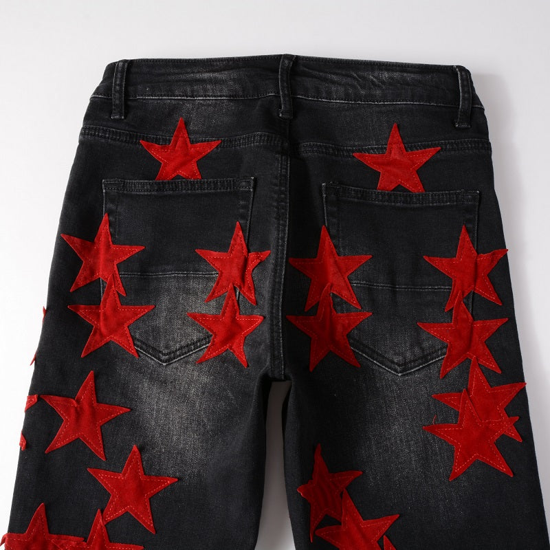 Red Stars Jeans