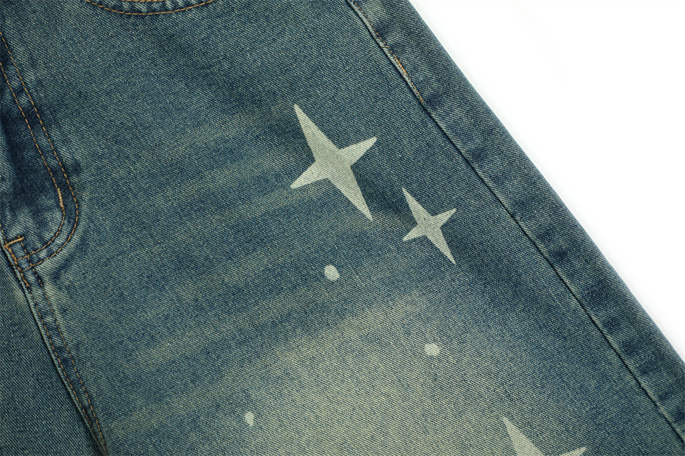 Y2K Stars Short Jeans