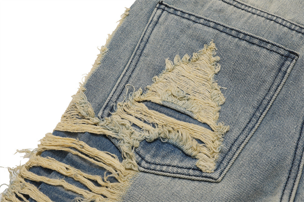 Distressed Flared Jeans