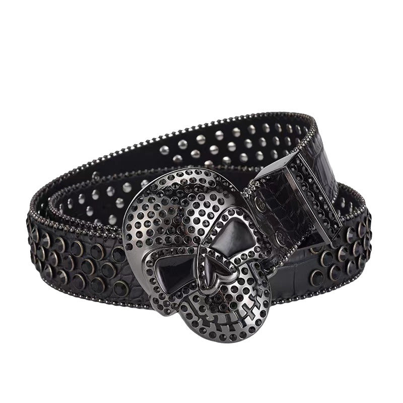 Skull Diamonds Belt