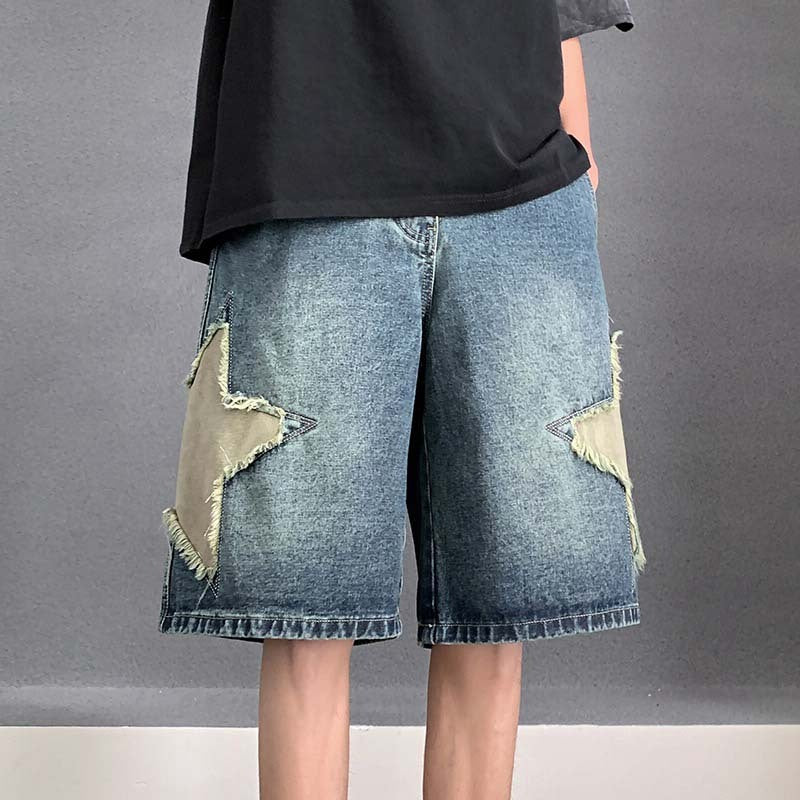 Y2K Star Short Jeans